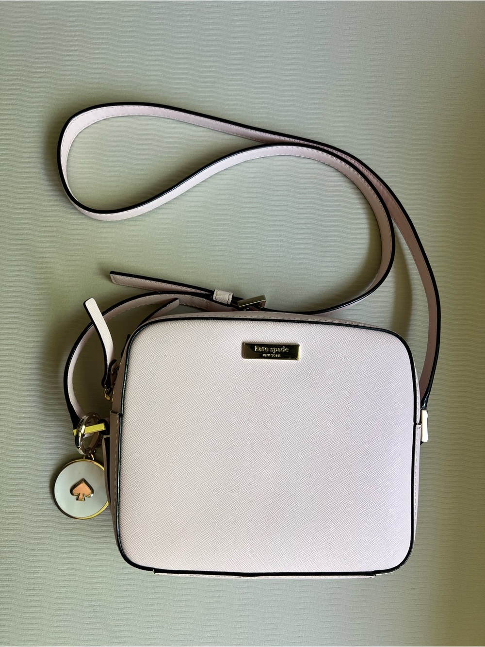 Kate Spade Newbury Lane Cammie Crossbody Leather Bag Dusty Peony Pink NWOT